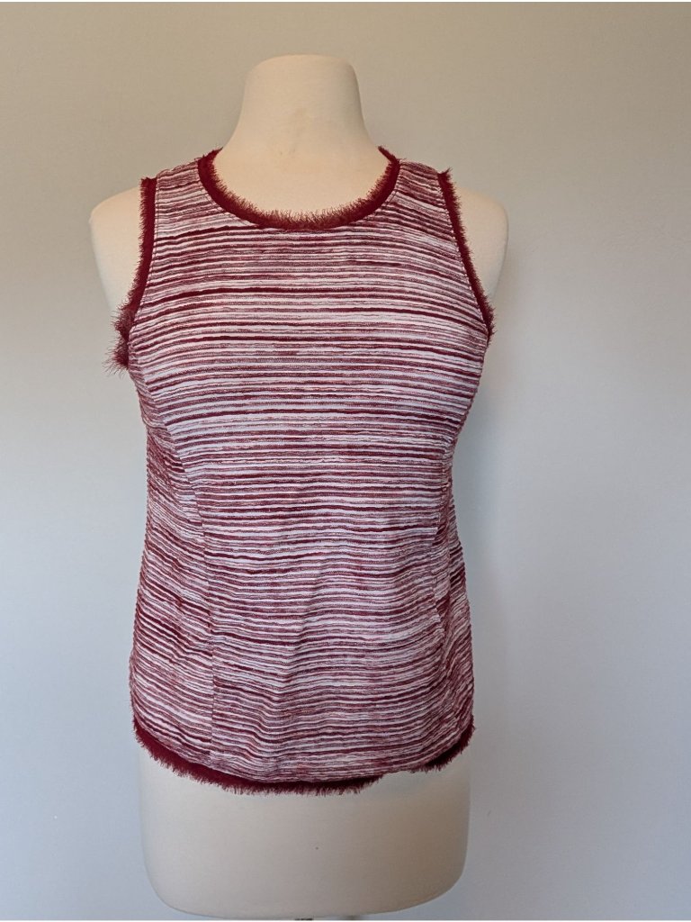 Vanessa Virginia By Anthropologie Small Tank Top Artsy Career Office
